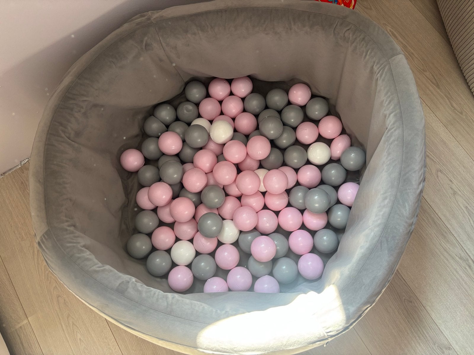 Misi grijze stoffen ballenbak - Ø 80 cm, H 40 cm, Ophalen, Gebruikt, Overige typen