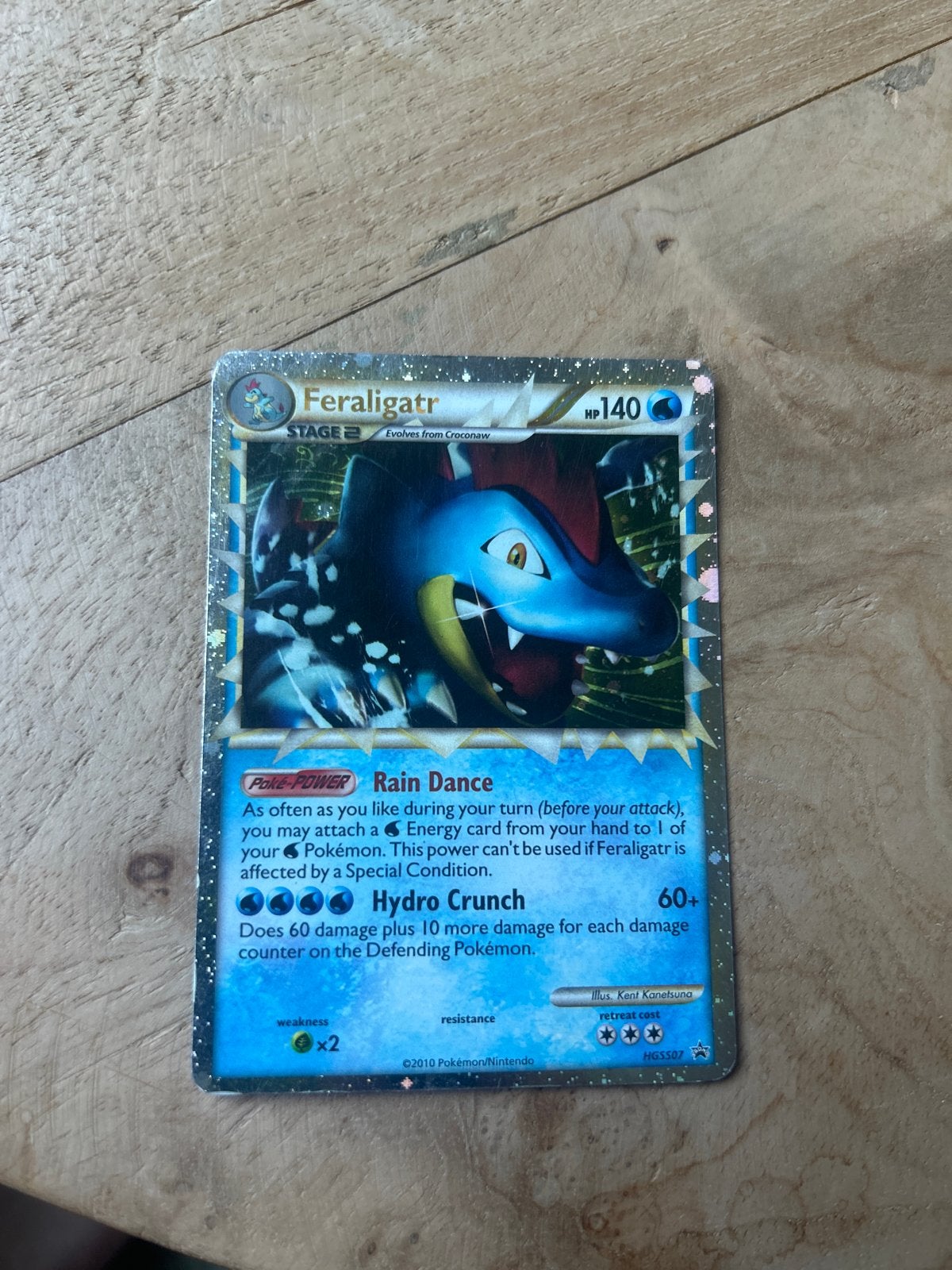 Feraligatr Prime Pokémon Kaart (HS Triumphant), Ophalen of Verzenden, Gebruikt, Losse kaart, Foil
