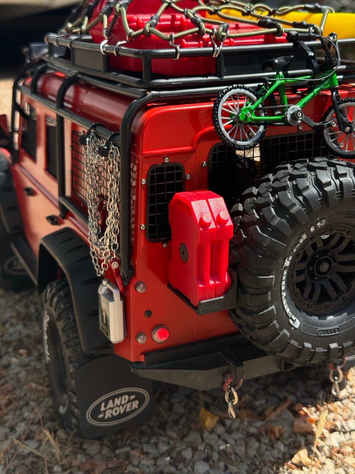 Traxxas TRX-4 Land Rover Defender – sound module,upgradedESC, Elektro, Verzenden, Auto offroad, Zo goed als nieuw