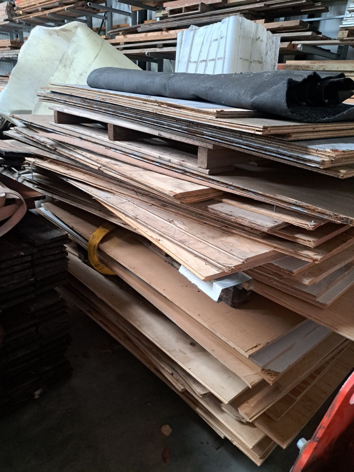 Halve en 3 kwart underlayment platen ongeveer 25 stuks, Doe-het-zelf en Verbouw, Platen en Panelen, Ophalen of Verzenden, Gebruikt