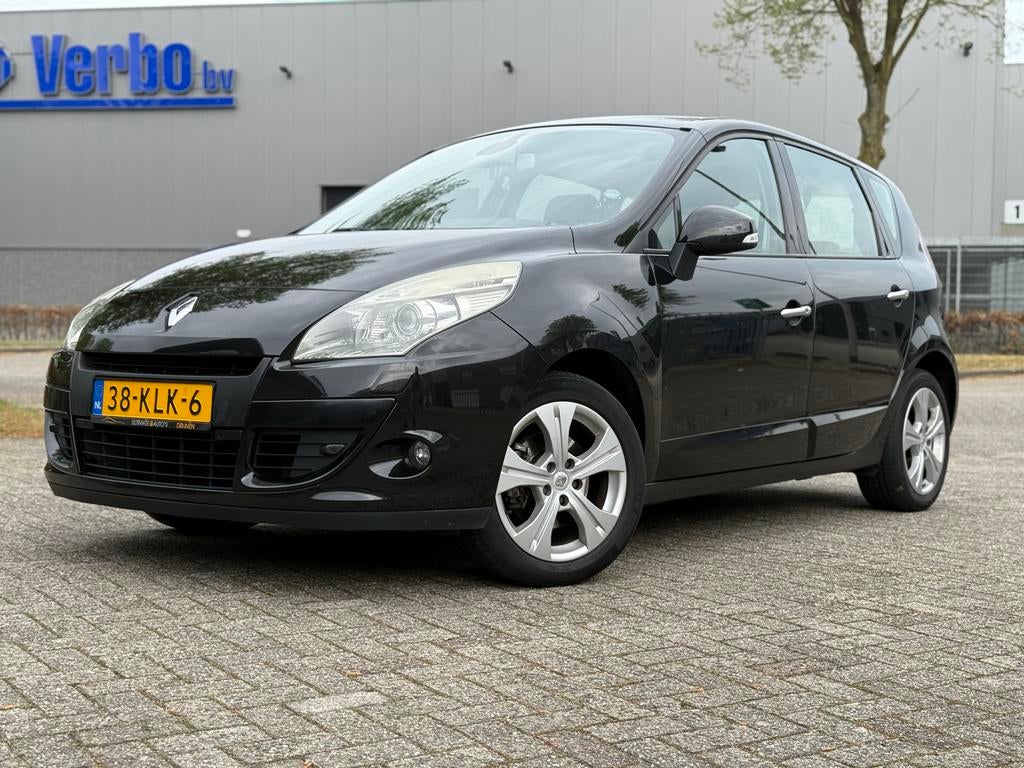 Renault Scénic 1.4 TCE 96KW 2010 Zwart, Auto's, Voorwielaandrijving, 1295 kg, 4 cilinders, Zwart