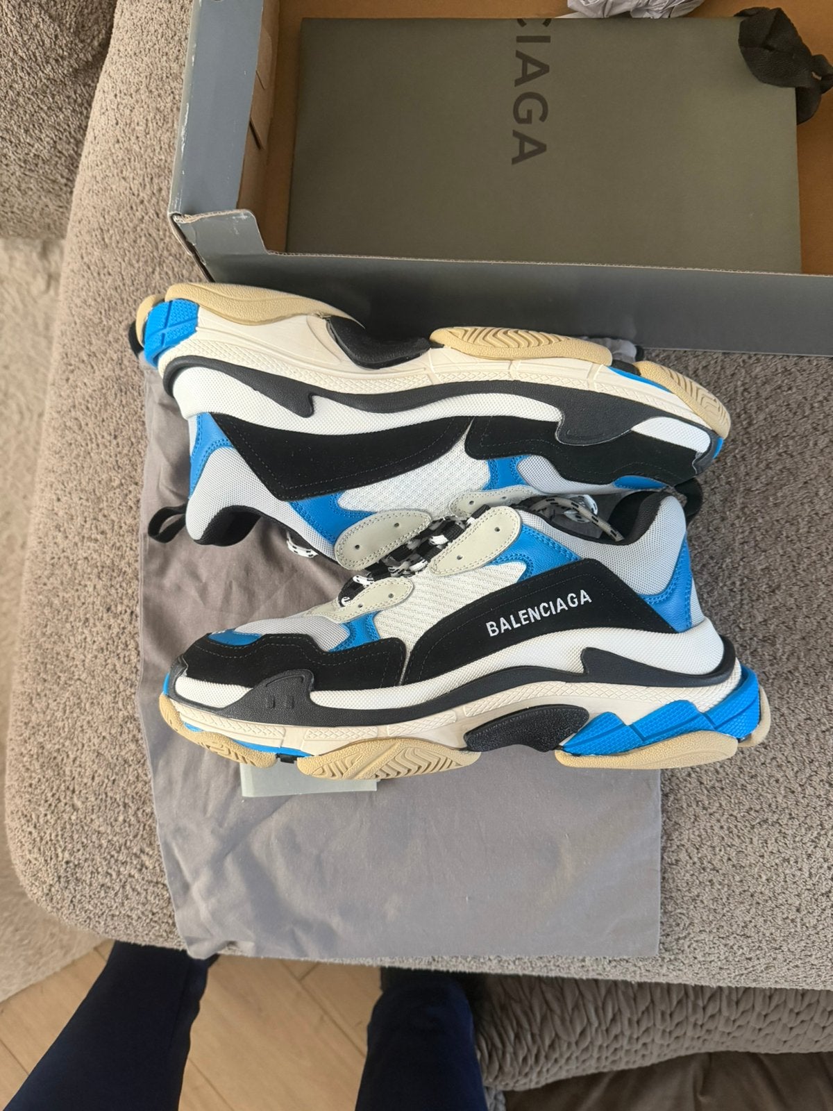 Balenciaga triple s, Kleding | Heren, Ophalen, Nieuw, Zwart