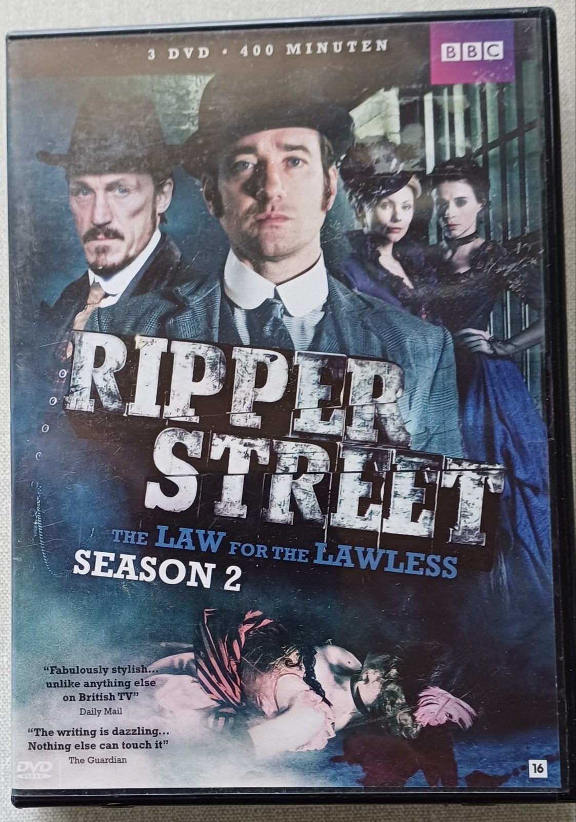 Ripper Street - Seizoen 2 (3 DVD Boxset), Cd's en Dvd's, Engels, Vanaf 16 jaar, Misdaad, Nederlands