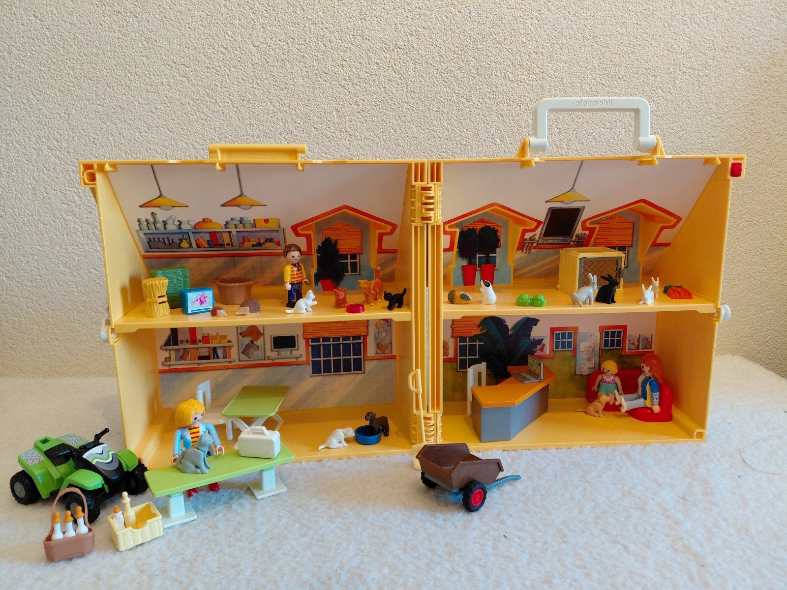 Playmobil Meeneem Dierenkliniek   🐶🐱 // Pets Clinic., Ophalen of Verzenden, Zo goed als nieuw