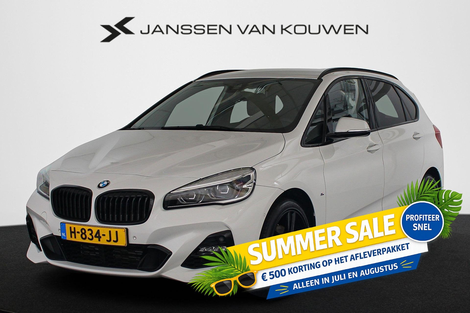 BMW 2-serie Active Tourer 218i M Sport Head-Up Sportstoelen, Auto's, Gebruikt, Wit, Bedrijf, 19 km/l