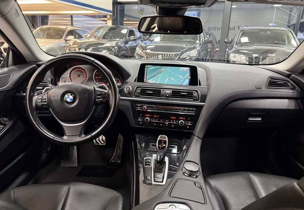 Bmw 6-serie 640i High Executive Bovag Garantie, Auto's, Gebruikt, Euro 6, Zwart, Leder