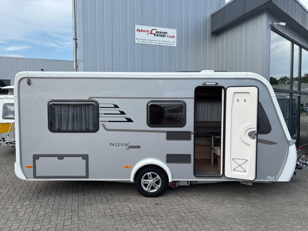 Eriba Nova Light Delight 442 Mover/Unico Bologna, Caravans en Kamperen, Caravans, Standaardzit, Schokbreker, Bedrijf, Tot en met 3