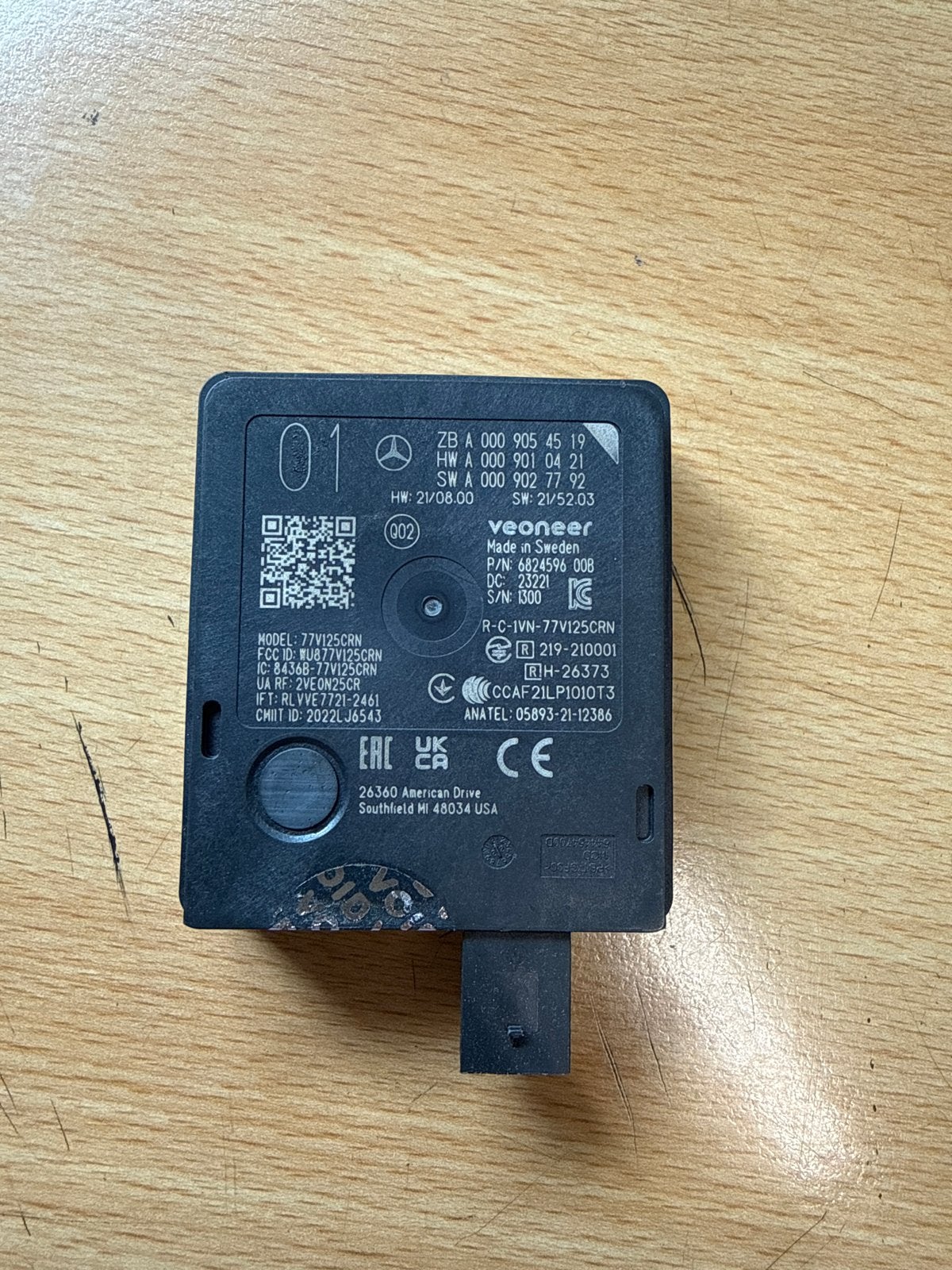 Mercedes dode hoek module / radar sensor A0009054519, Ophalen of Verzenden, Gebruikt, Mercedes-Benz