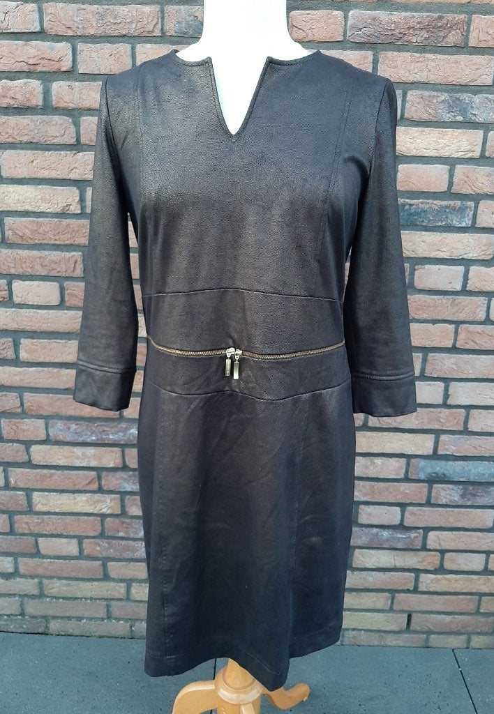Bruine Caroline Biss Jurk - Elegant en Tijdloos - Maat 40, Kleding | Dames, Maat 38/40 (M), Bruin, Ophalen of Verzenden, Zo goed als nieuw