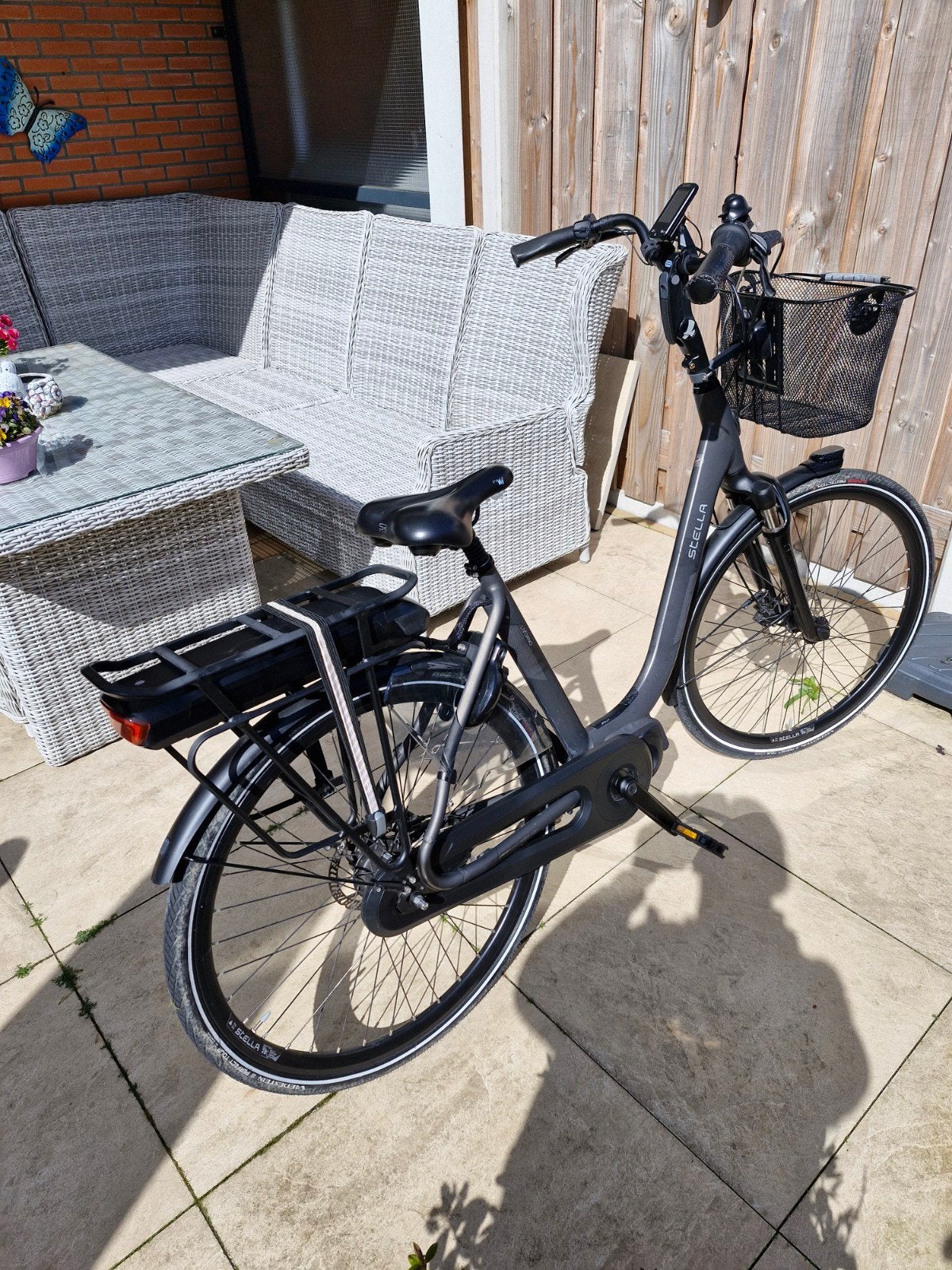 Stella liverno e-bike met 1590km, AXA slot en insteekketting, Gebruikt, 51 tot 55 cm, 50 km per accu of meer, Ophalen