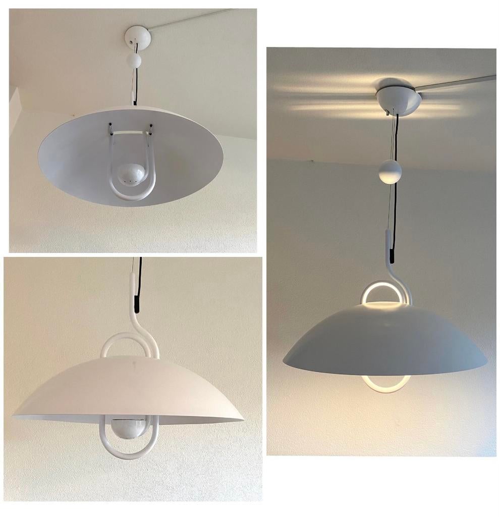Vintage Elio Martinelli hanglamp 80’s, Huis en Inrichting, Lampen | Hanglampen, Zo goed als nieuw, Metaal, Ophalen of Verzenden