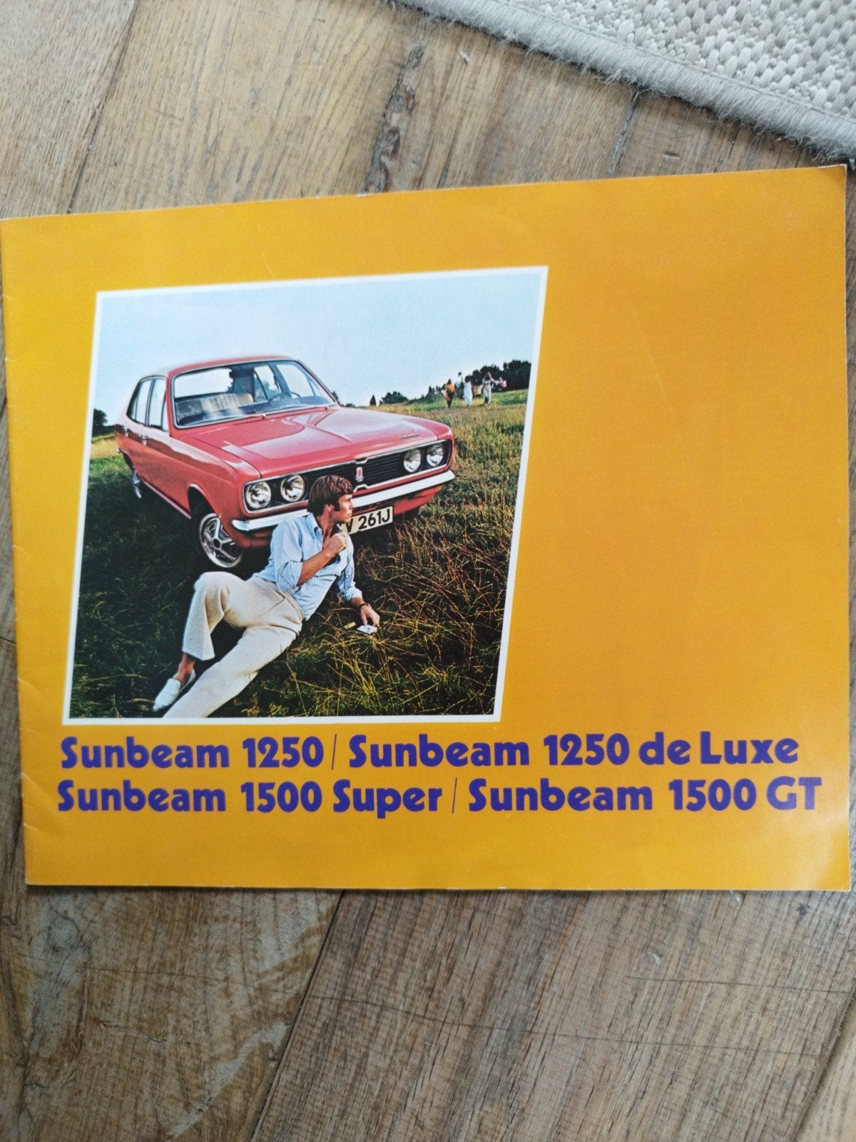 Sunbeam 1250 1500 Super GT brochure 1971 Nederlands, Ophalen of Verzenden, Zo goed als nieuw, Sunbeam