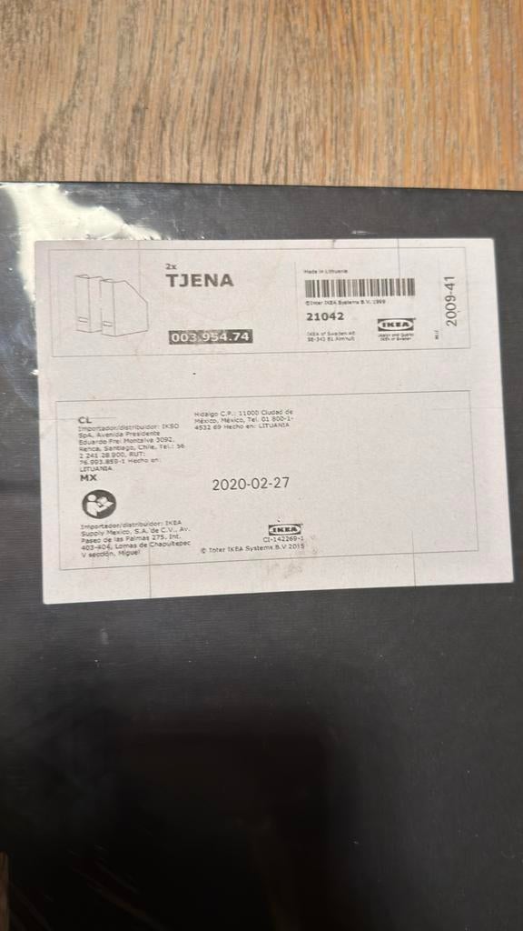IKEA TJENA Tijdschriftenrek (2 stuks), Ophalen of Verzenden, Zo goed als nieuw