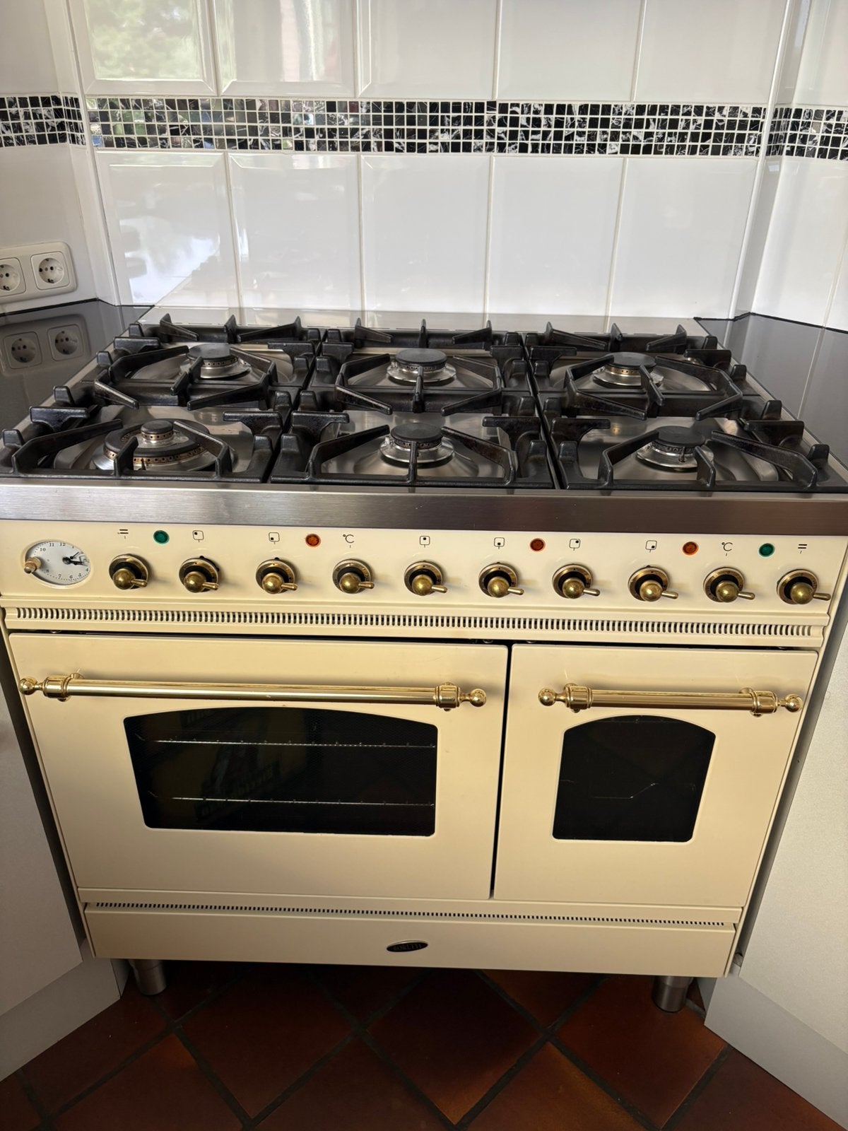 Boretti oven, Ophalen, 60 cm of meer, Zo goed als nieuw, Gas