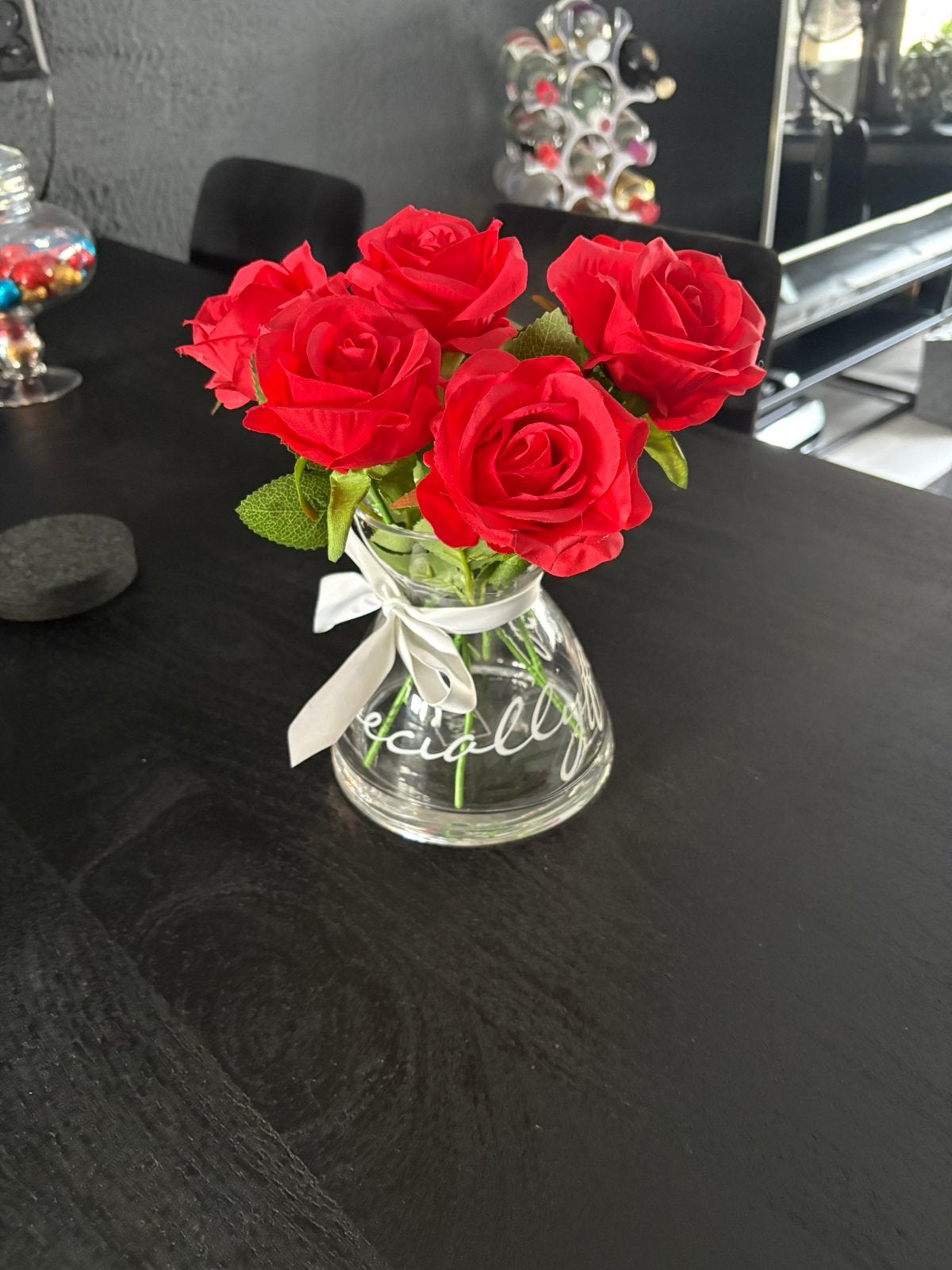 Riviera maison vaasje met bloemen, Ophalen of Verzenden, Zo goed als nieuw