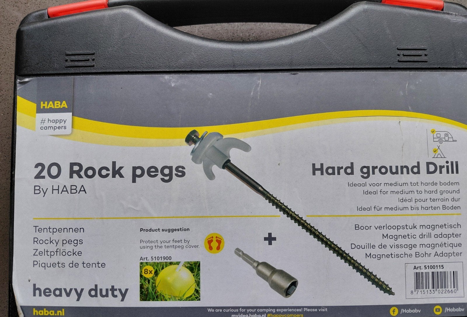 Haringen voor harde grond, Caravans en Kamperen, Kampeeraccessoires, Ophalen