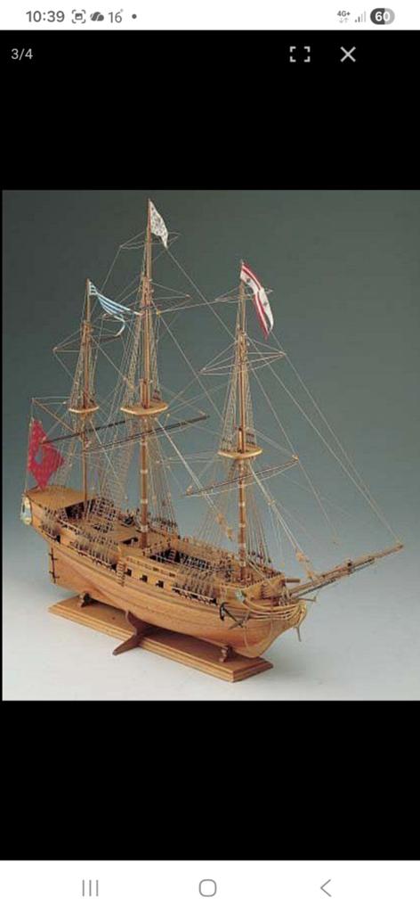 Corel Houten Scheepsmodel Kit 1:75 - Sirene 1725 Fregat, Hobby en Vrije tijd, Modelbouw | Boten en Schepen, Ophalen of Verzenden