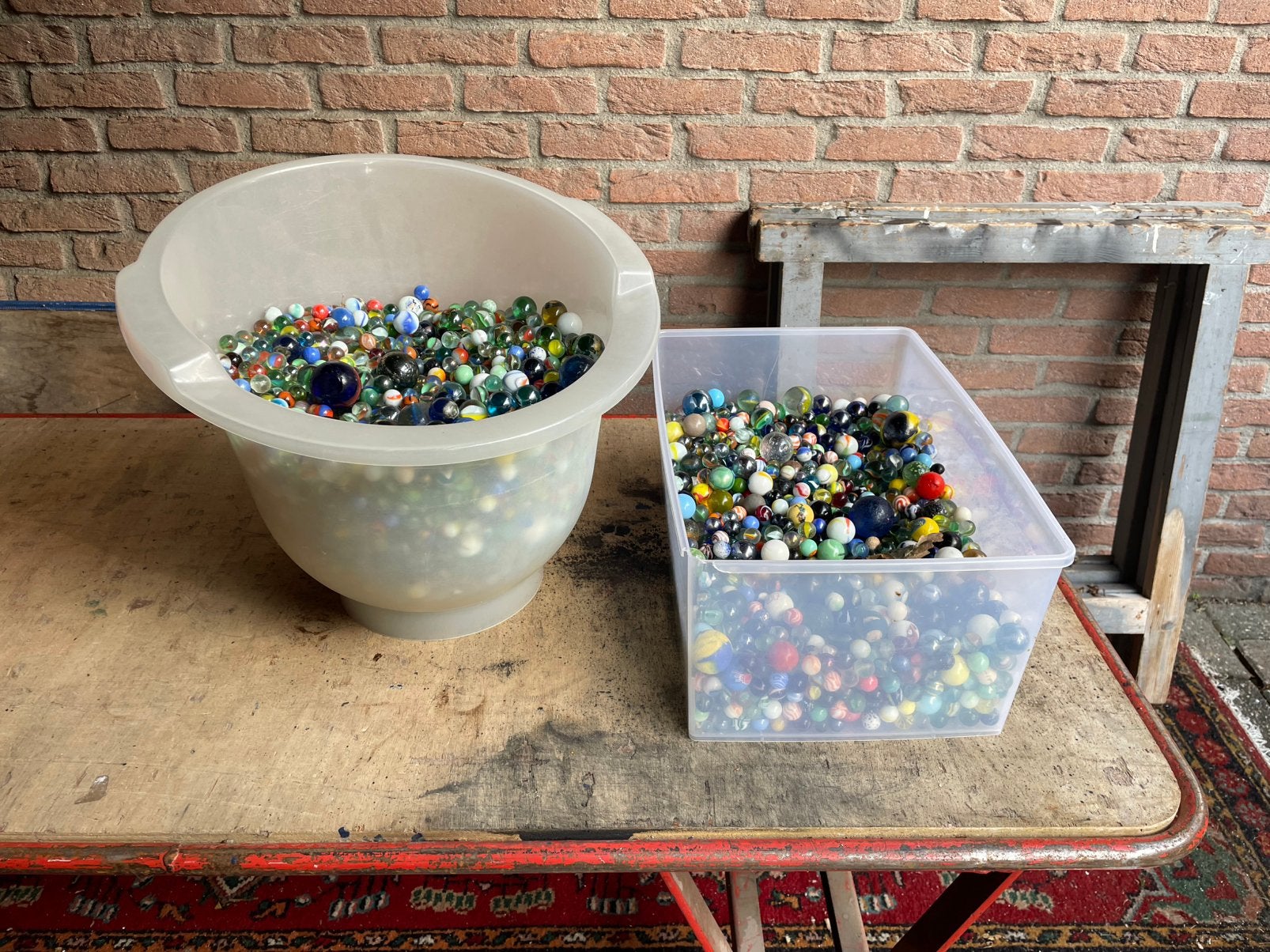 Knikkers, Ophalen
