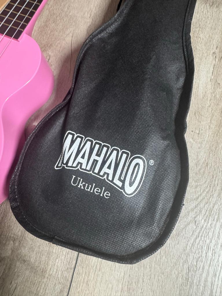 Mahalo Ukelele Roze met hoesje - Zo goed als nieuw, Ophalen, Zo goed als nieuw, Ukelele