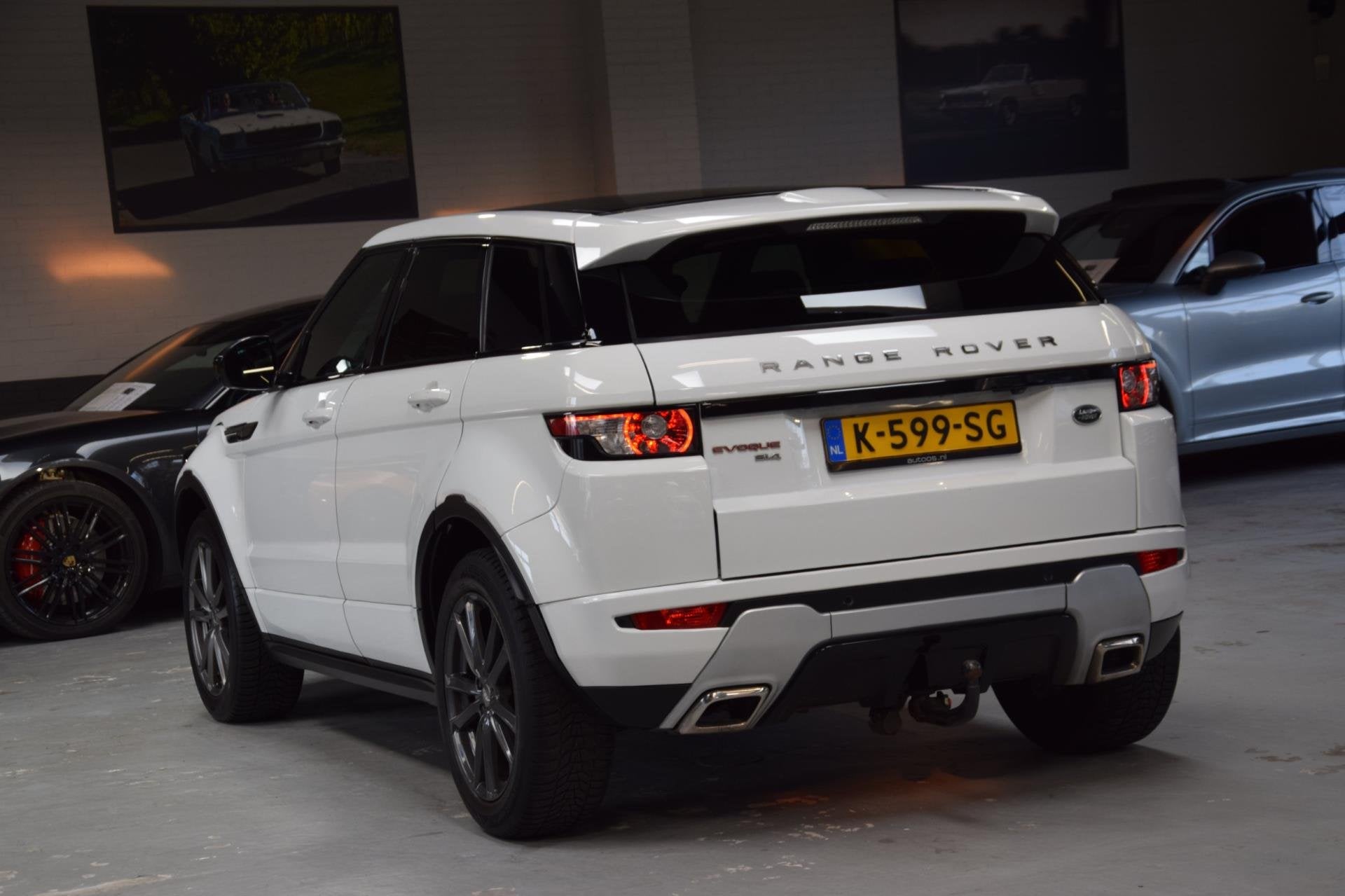 Land Rover Range Rover Evoque 2.0 Si 4WD Prestige Panoramada, Euro 5, Zwart, Wit, Leder