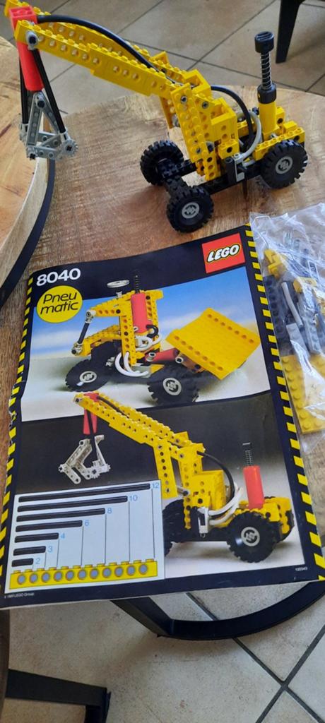 Lego Technic Pneumatic 8040 5-in-1 Set, Gebruikt, Lego, Ophalen of Verzenden, Technic