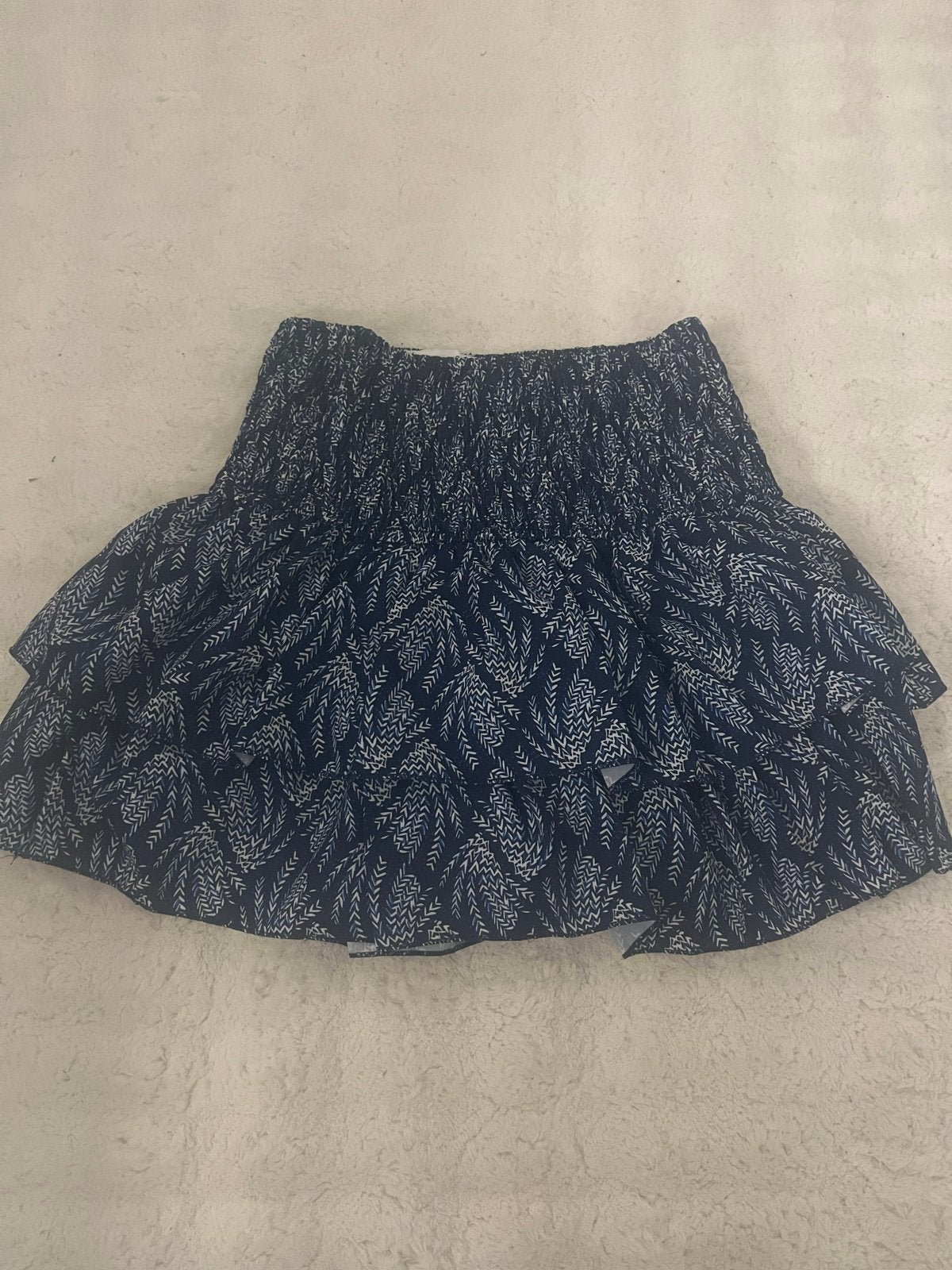 MEET X TIGR Minirokje met print, maat XXS/XS, Ophalen, Blauw, Zo goed als nieuw, Maat 34 (XS) of kleiner