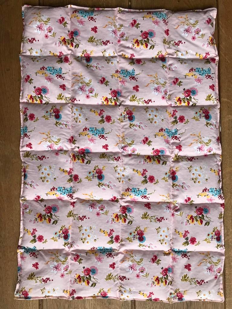 Warmtekussen, pittenzak, kruik. Roze met bloemen, Ophalen, Nieuw, Roze, Rechthoekig