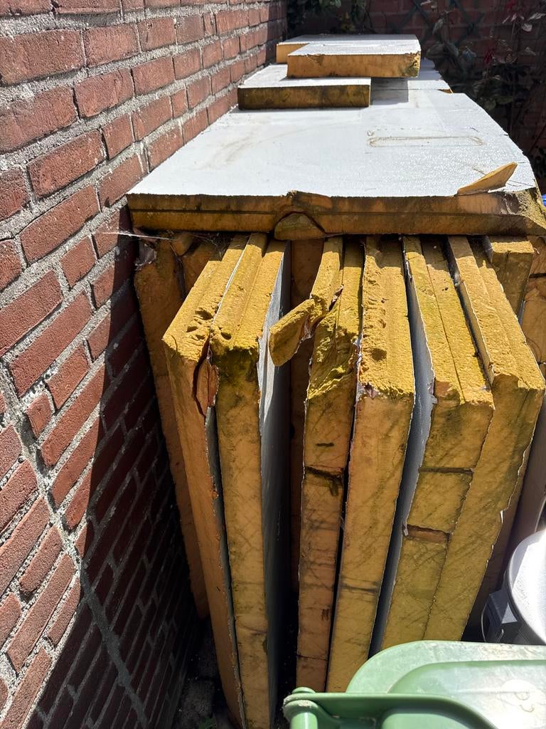 PIR isolatieplaten, 6 cm dik, gebruikt, Gebruikt, Ophalen of Verzenden, Hardschuim (Pir), 15 m² of meer