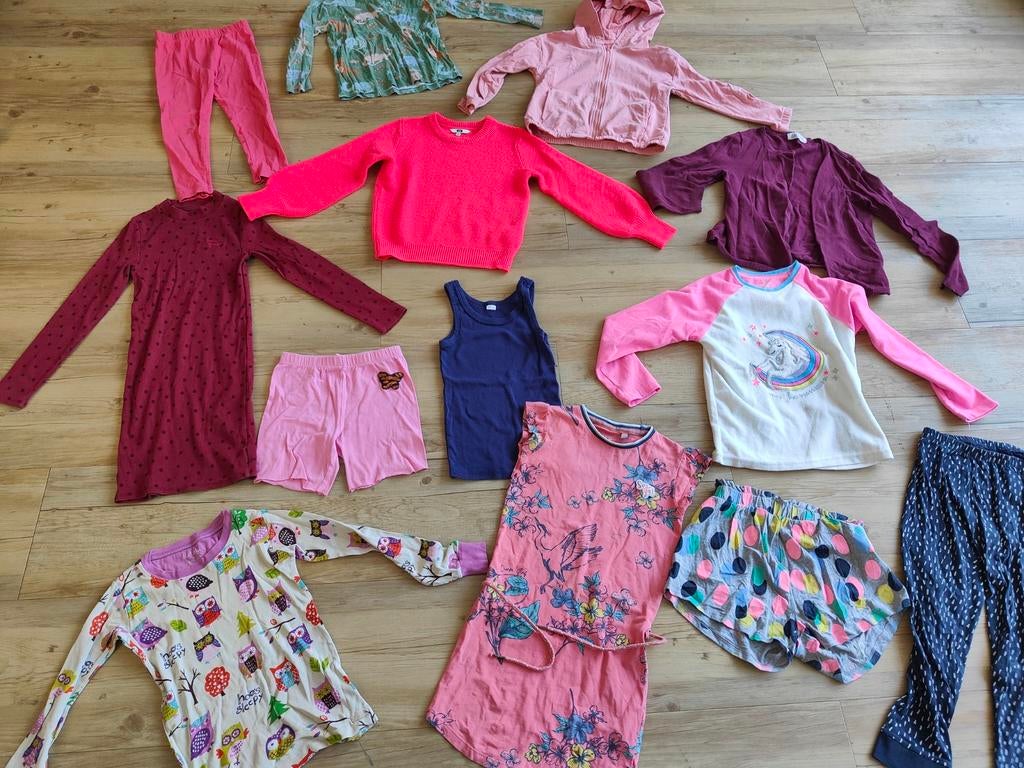 Zomer kledingpakket meisje maat 122 128 - 13 delig hatley, Kinderen en Baby's, Kinderkleding | Maat 122, Ophalen of Verzenden