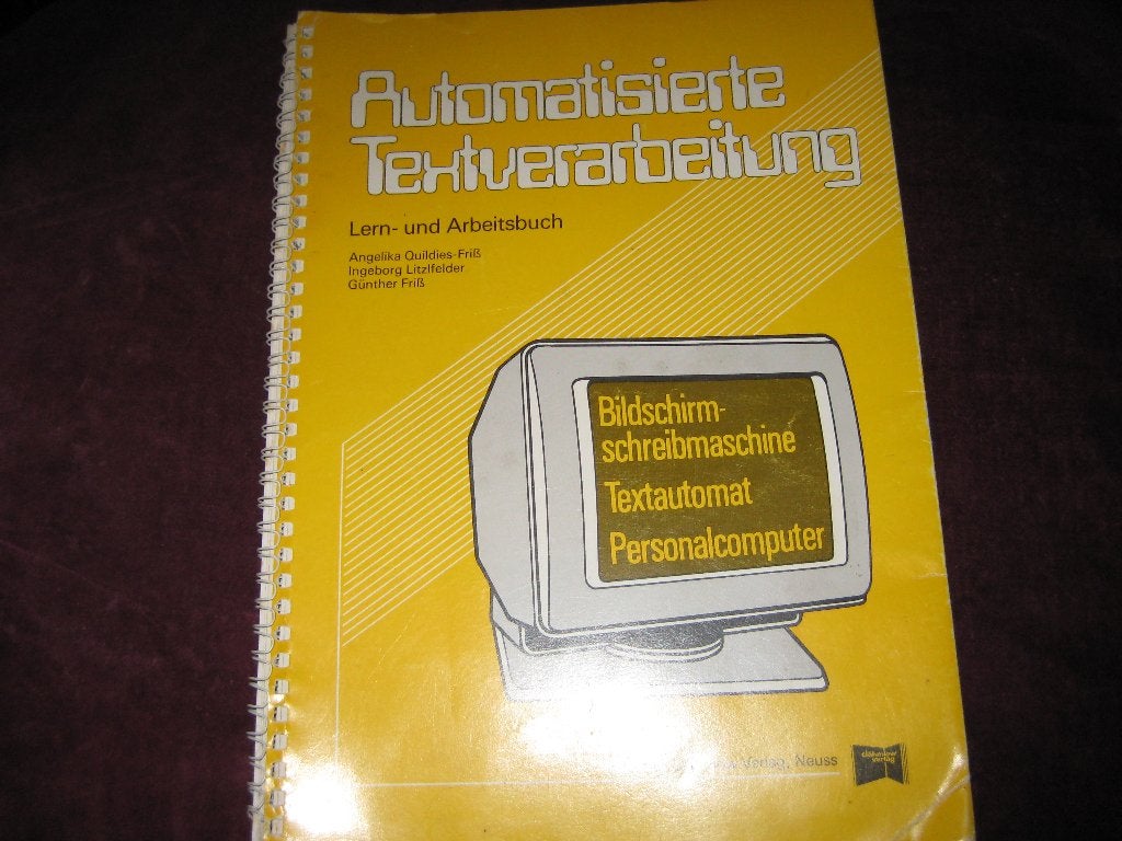 Boek uit de jaren 70: Automatisierte Textverarbeitung (22), Boeken, Informatica en Computer, Ophalen of Verzenden, Zo goed als nieuw