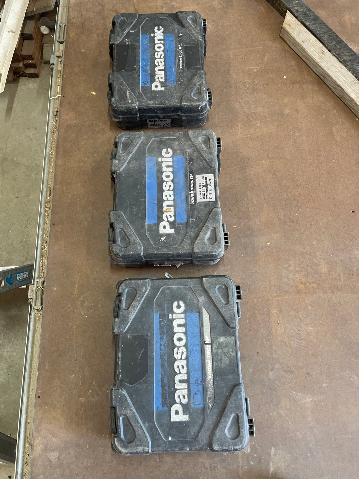 3x Panasonic Boormachine Koffers - Leeg, Ophalen, Gebruikt, Overige typen
