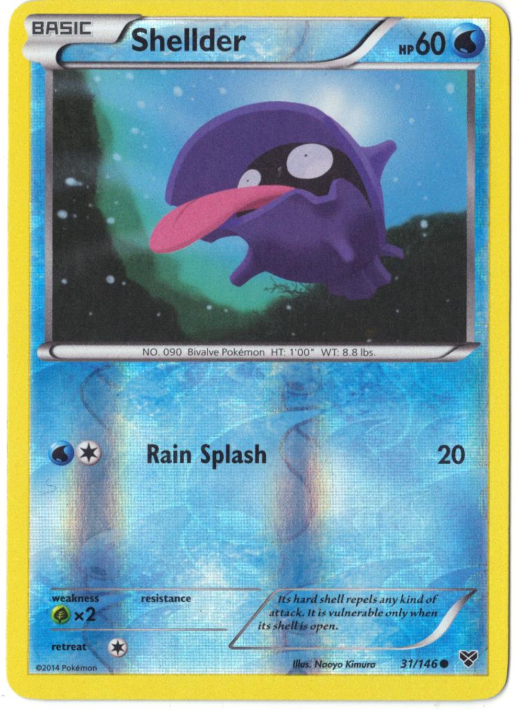 XY,  Shellder [reverse] 31/146, Verzenden, Nieuw, Losse kaart