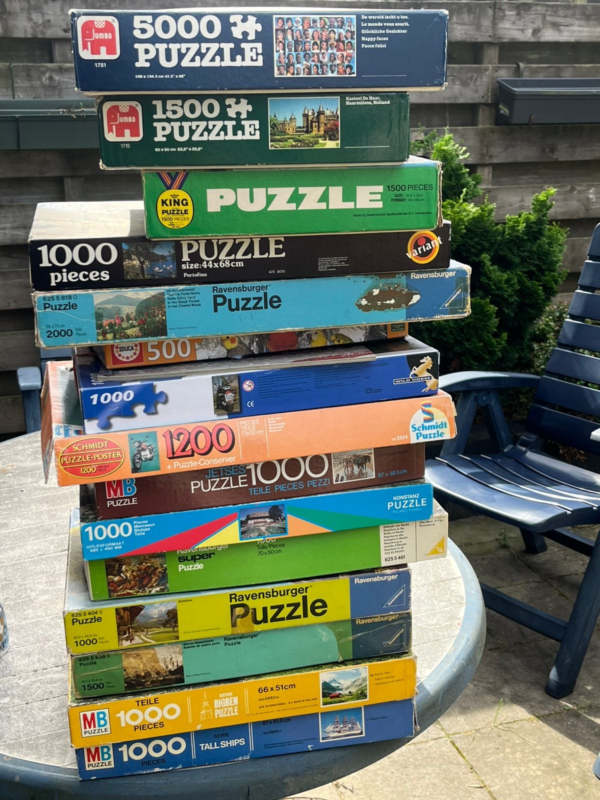 Puzzels, Hobby en Vrije tijd, Denksport en Puzzels, Ophalen of Verzenden, Meer dan 1500 stukjes, Gebruikt, Legpuzzel