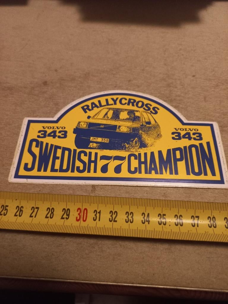 Rallycross swedish champion 77 volvo 343, Ophalen of Verzenden, Zo goed als nieuw