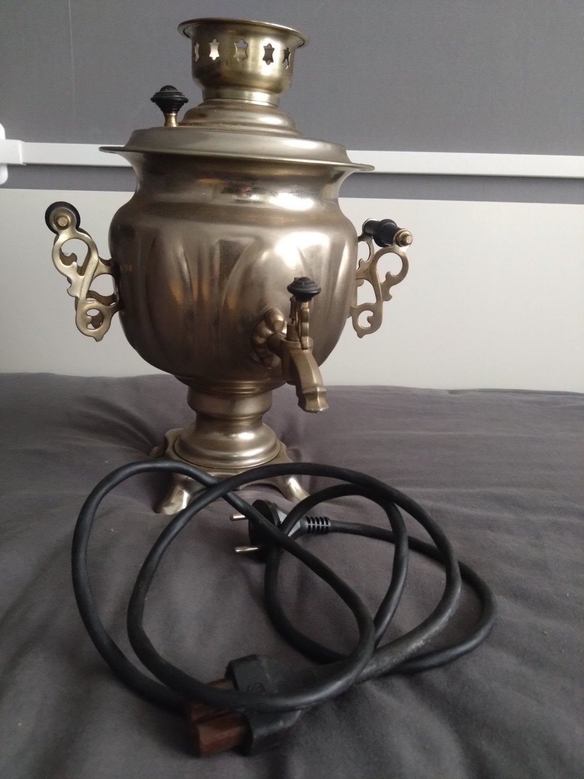 Vintage Russische Samovar (USSR 1990) – Met Fabriekspaspoort, Ophalen