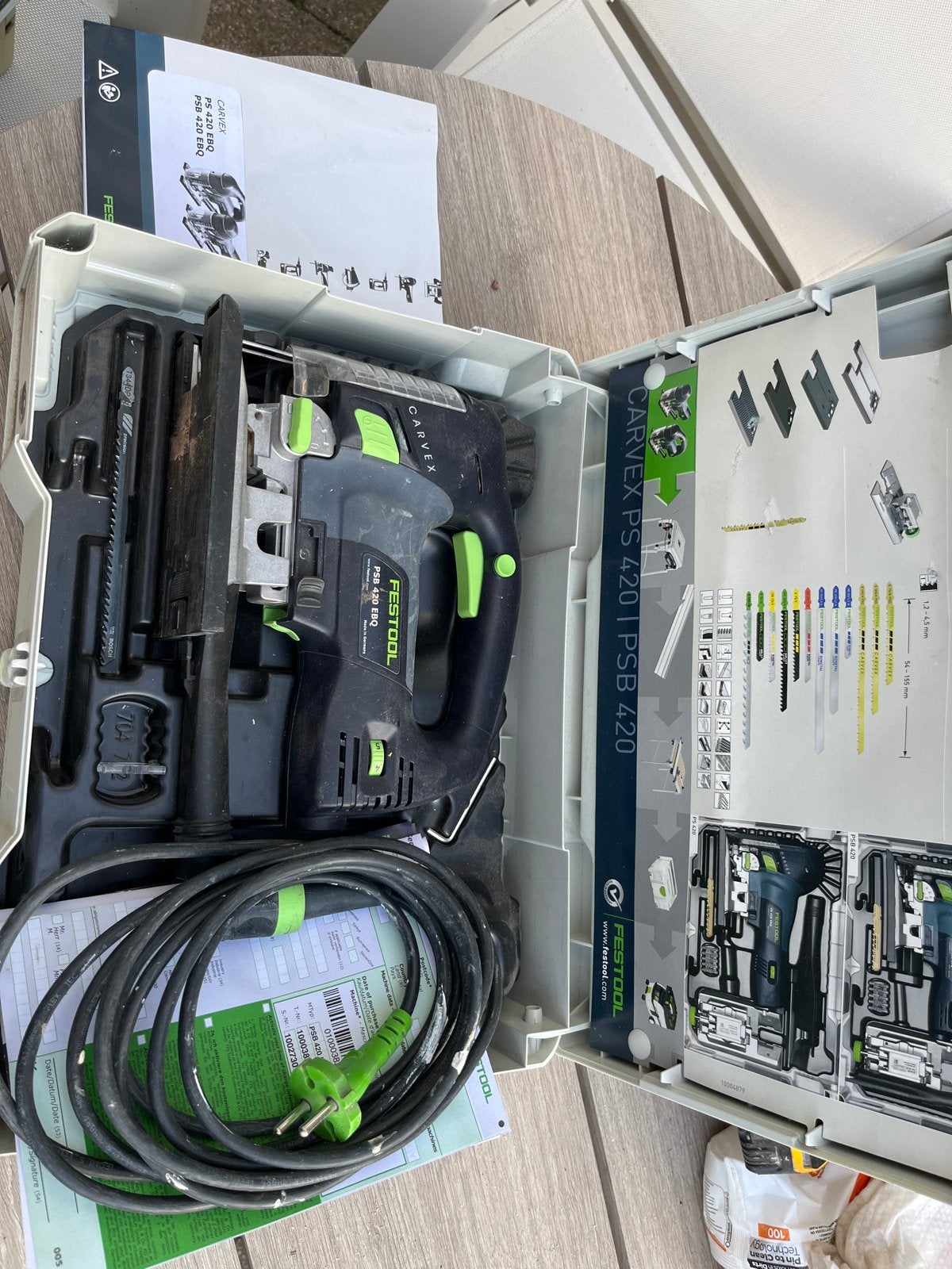 Festool CARVEX PSB 420 EBQ-Plus Decoupeerzaag, Doe-het-zelf en Verbouw, Decoupeerzaag, 600 tot 1200 watt, Ophalen of Verzenden