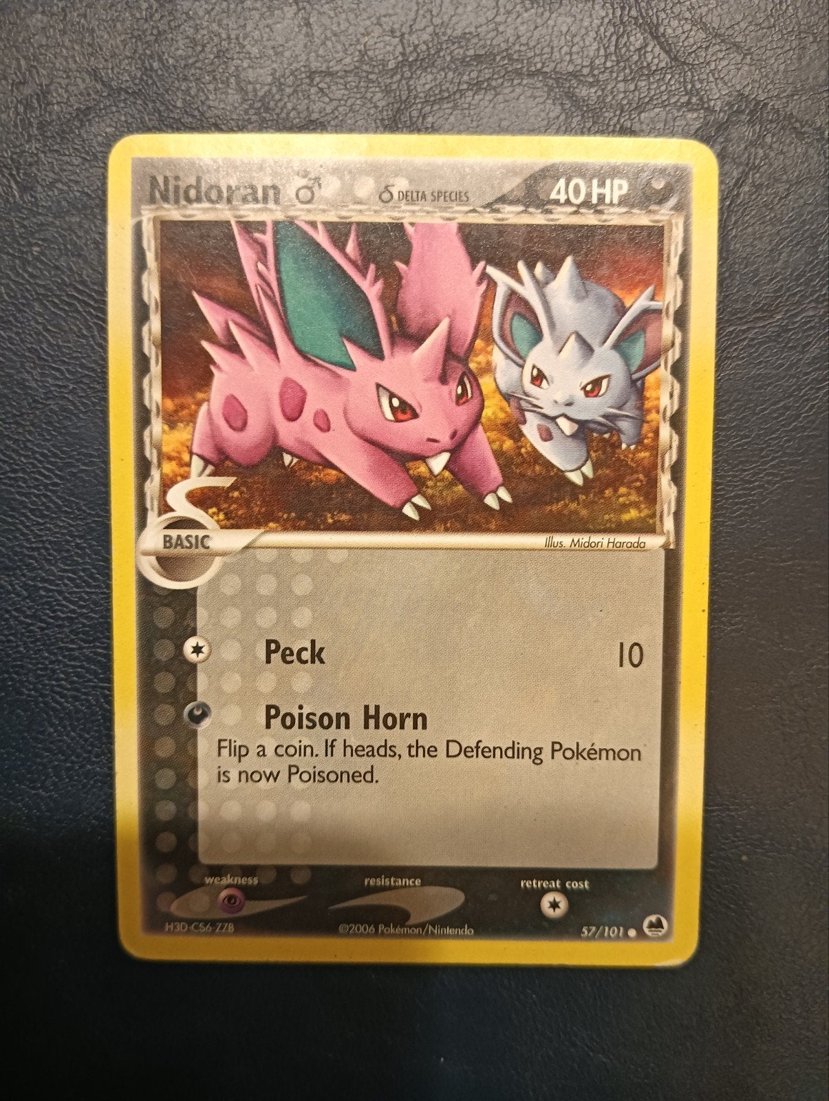 EX dragon frontiers Nidoran, Ophalen of Verzenden, Zo goed als nieuw