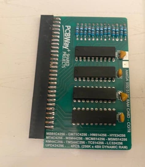 Amiga 1 mb geheugen PCB Way, Computers en Software, Vintage Computers, Ophalen of Verzenden