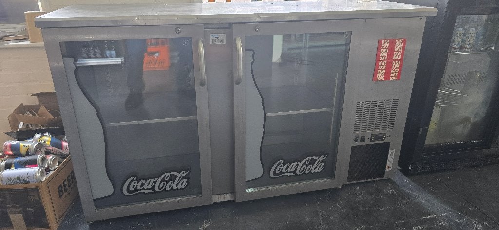 Gamko Coca-Cola 2-deurs barkoeler - defect, Zonder vriesvak, 200 liter of meer, 60 cm of meer, Niet werkend