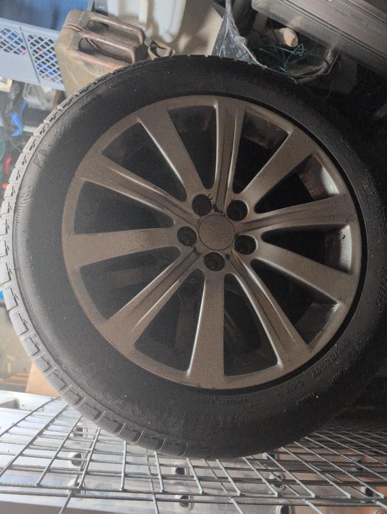 Subaru Legacy / Outback velgen met zomerbanden, Auto-onderdelen, Banden en Velgen, Ophalen, Velg(en), 17 inch, Personenwagen
