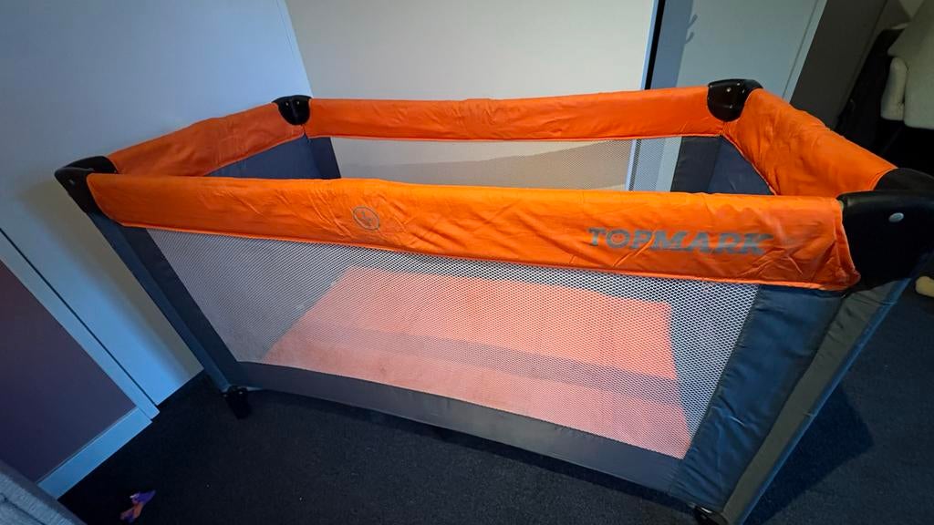 Topmark Box Oranje - Handig en Compact, Ophalen, Zo goed als nieuw, Minder dan 140 cm, Matras