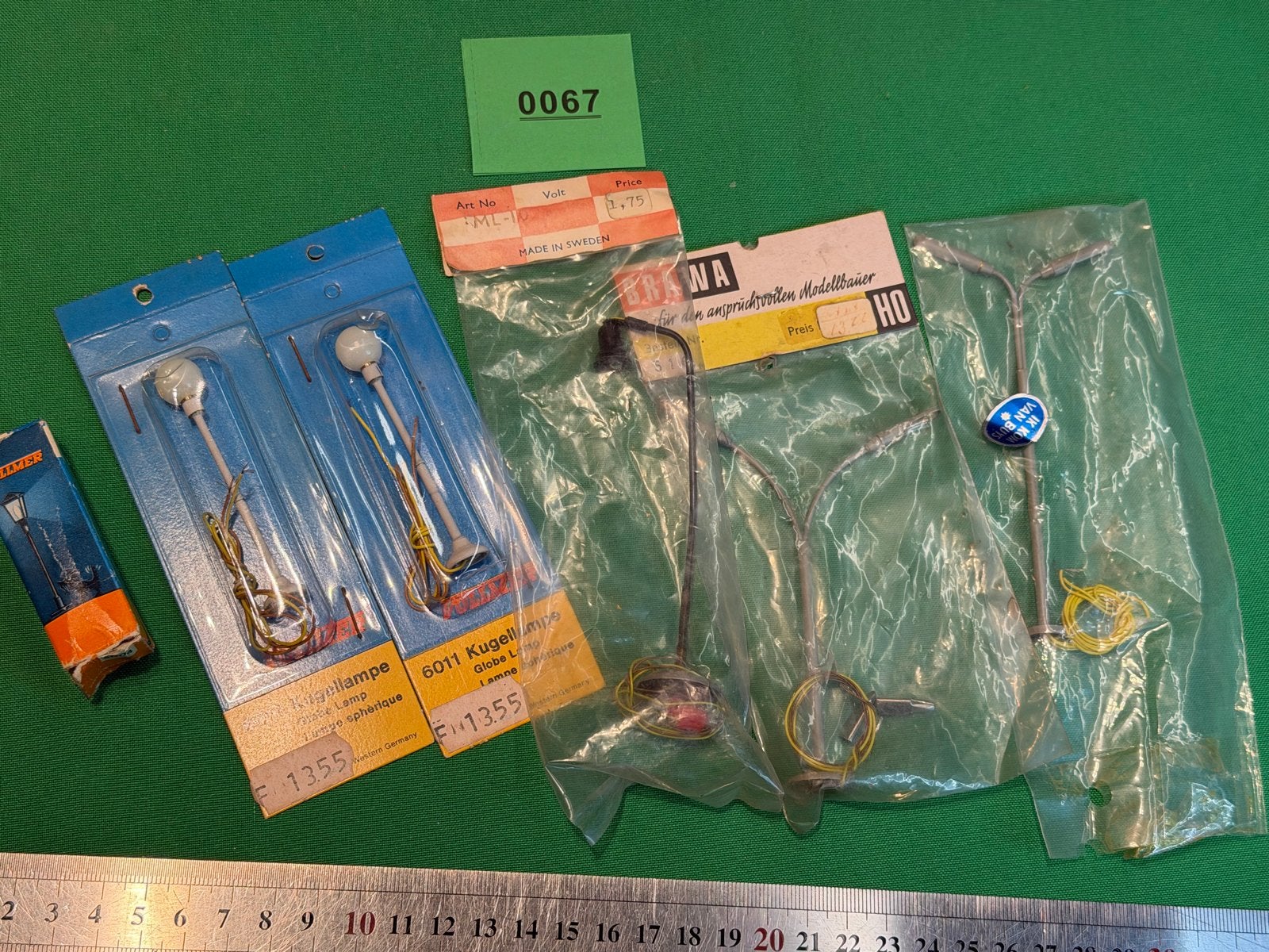 067 Diverse modelbouw straatverlichting - HO schaal, Overige merken, 1:32 tot 1:50, Overige typen, Ophalen of Verzenden