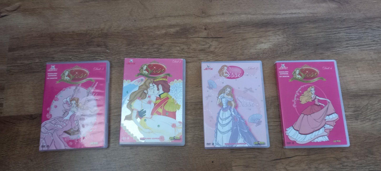4x DVD van Sissi, Alle leeftijden, Ophalen of Verzenden, Zo goed als nieuw
