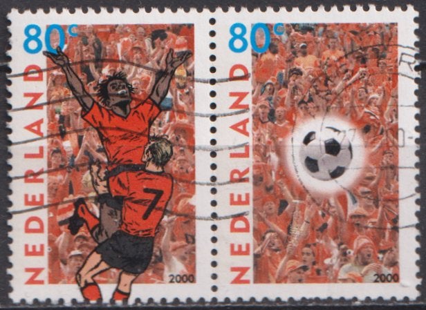EK 2000 kombinatie 1888 - 1889 O.  ADV. no.49 G., Postzegels en Munten, Verzenden, Na 1940, Gestempeld