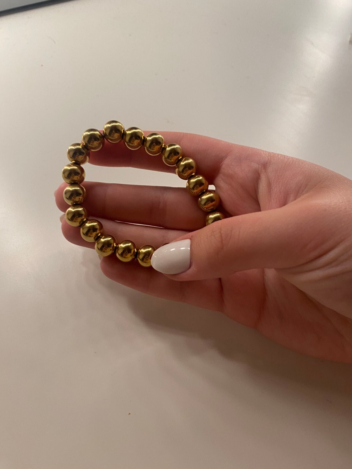 Populaire roestvrijstalen bubble armband gohd, Sieraden, Tassen en Uiterlijk, Armbanden, Overige materialen, Verzenden, Nieuw