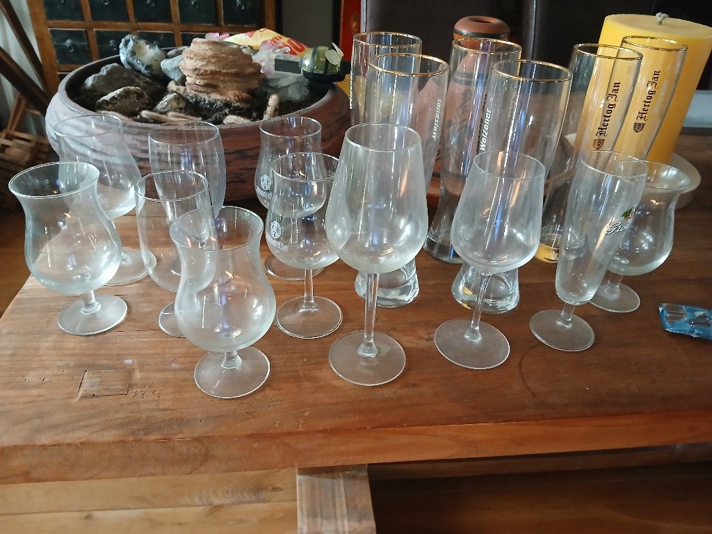 Glazen, Ophalen, Gebruikt, Overige typen