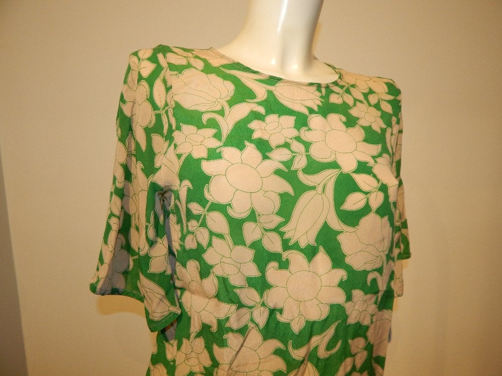 Essentiel Antwerp appeltjes groene top bloemen 36/38, Kleding | Dames, Verzenden, Zo goed als nieuw, Maat 36 (S), Groen
