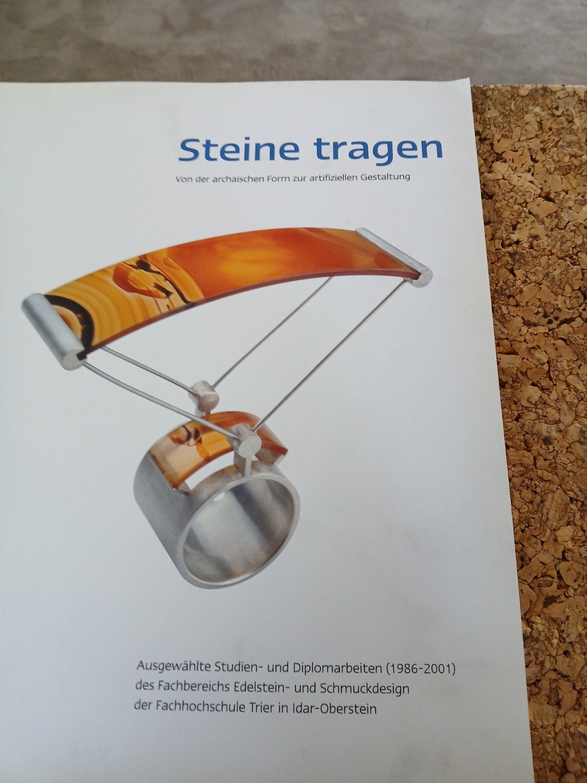 Uniek handgemaakt sieraad boek - 'Steine tragen', Ophalen of Verzenden