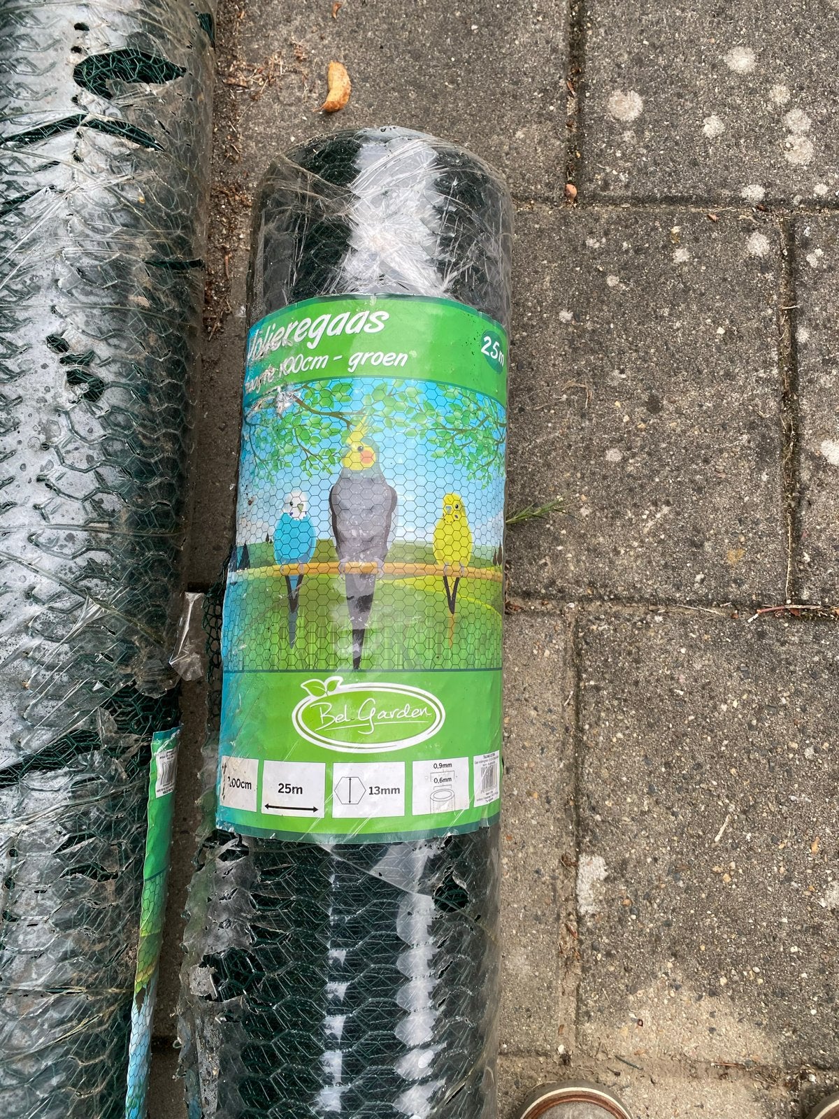 Nieuw Groen Volièregaas, Ophalen, Nieuw, 20 meter of meer, Gaas