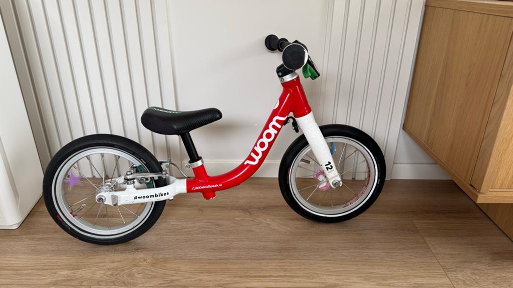 Woom 1 loopfiets - perfecte start voor jonge kinderen, Fietsen en Brommers, Ophalen, Zo goed als nieuw, Velgrem, Minder dan 16 inch